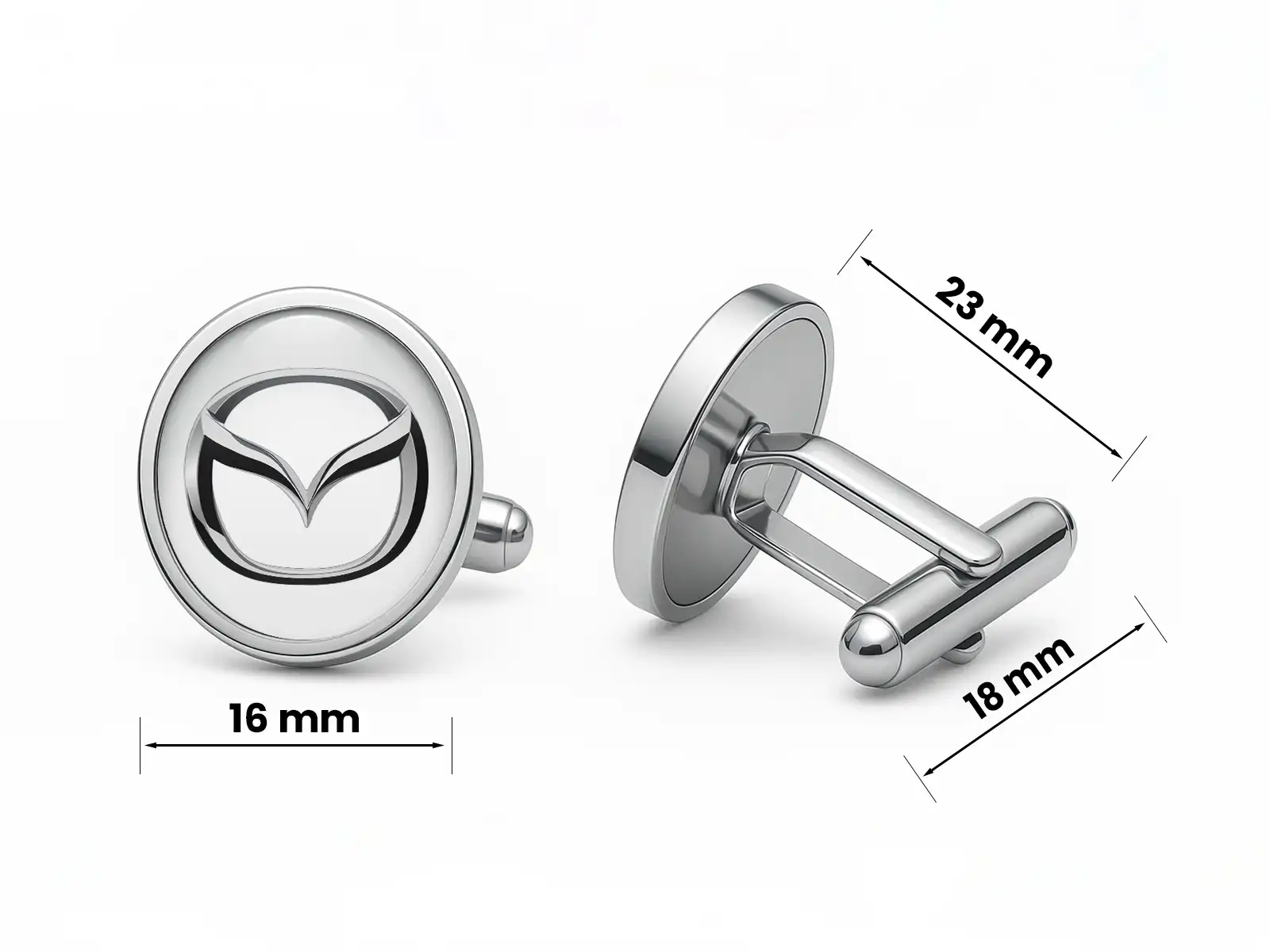 Mazda Gemelos Elegantes Moda Hombre Universal Premium